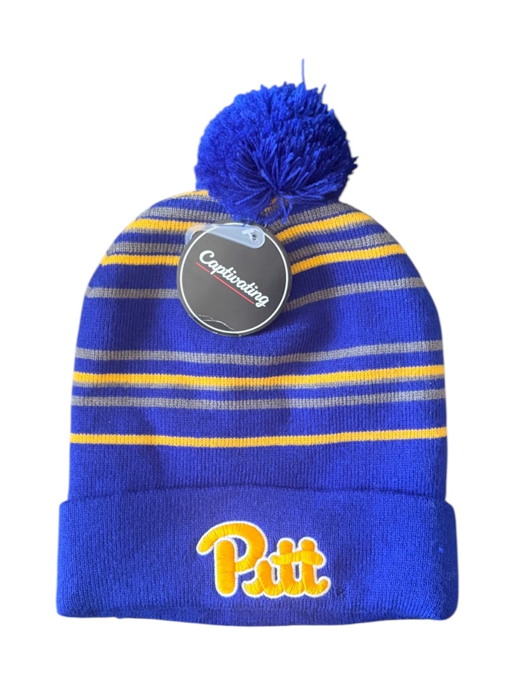 Pitt Panthers Winter Knit Hat, Blue